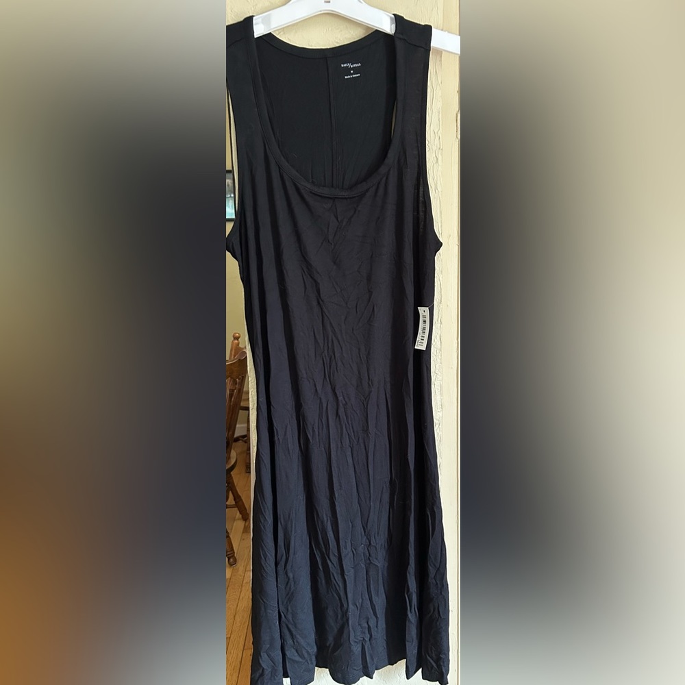 Summer Sleeveless Black Dress. NWT.